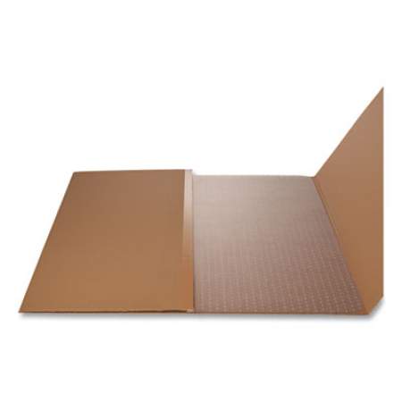 deflecto ExecuMat All Day Use Chair Mat for High Pile Carpet, 46 x 60, Rectangular, Clear (CM17443F)