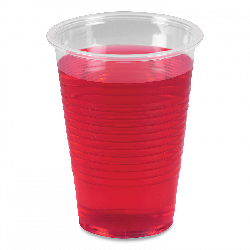 Translucent Plastic Cold Cups, 9 oz, 100/Pack (TRANSCUP9PK)