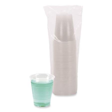 Boardwalk Translucent Plastic Cold Cups, 12 oz, Polypropylene, 50/Pack (TRANSCUP12PK)