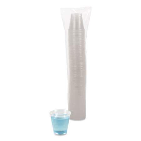 Boardwalk Translucent Plastic Cold Cups, 5 oz, Polypropylene, 25 Cups/Sleeve, 100 Sleeves/Carton (TRANSCUP5CT)
