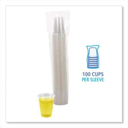 Boardwalk Translucent Plastic Cold Cups, 7 oz, Polypropylene, 100/Pack (TRANSCUP7PK)