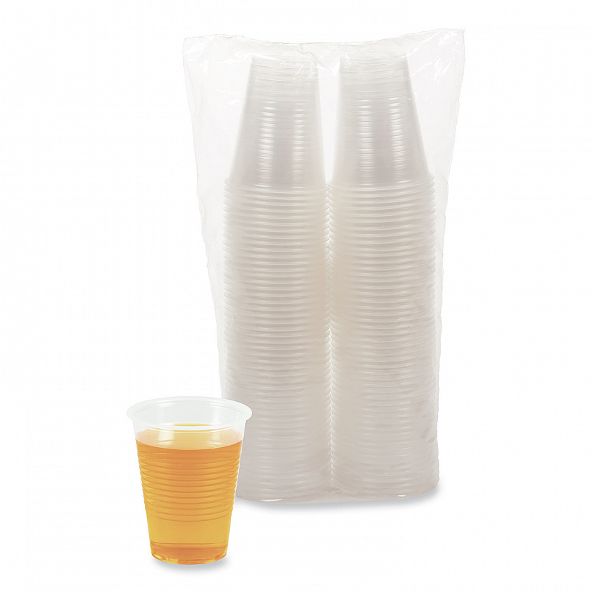 Translucent Plastic Cold Cups, 10 oz, 100/Sleeve, 10 Sleeves/Carton (TRANSCUP10CT)
