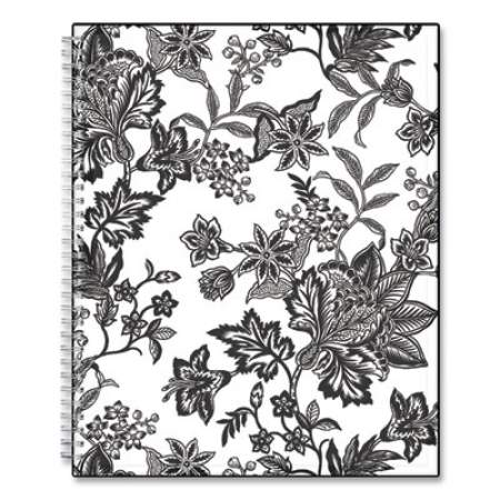 Blue Sky Analeis Create-Your-Own Cover Weekly/Monthly Planner, Floral Artwork, 11 x 8.5, White/Black Cover, 12-Month (Jan-Dec): 2022 (100001)