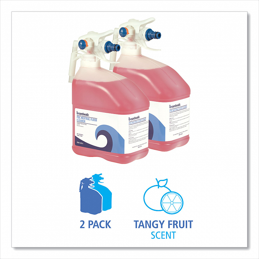 PDC Neutral Floor Cleaner, Tangy Fruit Scent, 3 L Bottle, 2/Carton (4814)