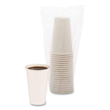 Boardwalk Convenience Pack Paper Hot Cups, 16 oz, White, 9 Cups/Sleeve, 20 Sleeves/Carton (WHT16HCUPOP)
