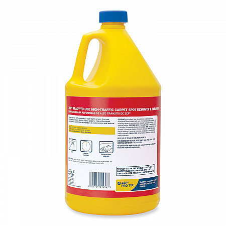 High Traffic Carpet Cleaner, Mild Scent, 1 gal Can, 4/Carton (ZUHTC128CT)