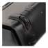 STEBCO Catalog Case on Wheels, Leather, 19 x 9 x 15-1/2, Black (546110BLK)