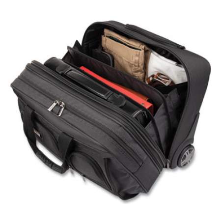 STEBCO Harry Business Case on Wheels, 8.25" x 8.25" x 13.5", Polyester, Black (BZCW301BLK)