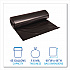 Recycled Low-Density Polyethylene Can Liners, 45 gal, 1.6 mil, 40
