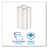 Recycled Low-Density Polyethylene Can Liners, 33 gal, 1.4 mil, 33