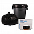 Recycled Low-Density Polyethylene Can Liners, 60 gal, 1.6 mil, 38