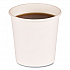 Paper Hot Cups, 4 oz, White, 50/Sleeve, 20 Sleeves/Carton (WHT4HCUP)