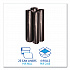 Recycled Low-Density Polyethylene Can Liners, 56 gal, 1.2 mil, 43