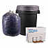 Recycled Low-Density Polyethylene Can Liners, 60 gal, 1.4 mil, 38