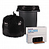 Recycled Low-Density Polyethylene Can Liners, 33 gal, 1.6 mil, 33