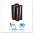 Recycled Low-Density Polyethylene Can Liners, 56 gal, 1.6 mil, 43