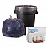 Recycled Low-Density Polyethylene Can Liners, 45 gal, 1.4 mil, 40