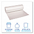 Recycled Low-Density Polyethylene Can Liners, 45 gal, 1.4 mil, 40
