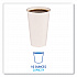 Paper Hot Cups, 16 oz, White, 50/Sleeve, 20 Sleeves/Carton (WHT16HCUP)
