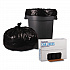 Recycled Low-Density Polyethylene Can Liners, 56 gal, 1.2 mil, 43
