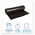 Recycled Low-Density Polyethylene Can Liners, 56 gal, 1.6 mil, 43