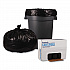 Recycled Low-Density Polyethylene Can Liners, 60 gal, 1.2 mil, 38
