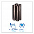 Recycled Low-Density Polyethylene Can Liners, 45 gal, 1.2 mil, 40