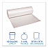 Recycled Low-Density Polyethylene Can Liners, 60 gal, 1.4 mil, 38