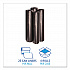 Recycled Low-Density Polyethylene Can Liners, 45 gal, 0.8 mil, 40