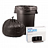 Low-Density Waste Can Liners, 56 gal, 1.1 mil, 43