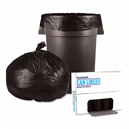 Low-Density Waste Can Liners, 60 gal, 0.65 mil, 38