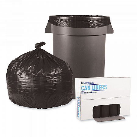 Low-Density Waste Can Liners, 33 gal, 0.5 mil, 33