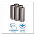 Low-Density Waste Can Liners, 56 gal, 1.1 mil, 43