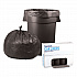 Low-Density Waste Can Liners, 60 gal, 1.1 mil, 38