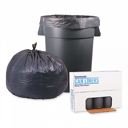 Low-Density Waste Can Liners, 60 gal, 0.95 mil, 38
