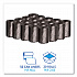 Low-Density Waste Can Liners, 4 gal, 0.35 mil, 17
