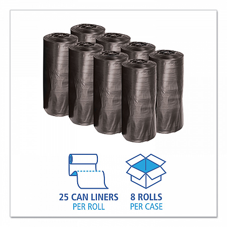 Low-Density Waste Can Liners, 33 gal, 0.5 mil, 33