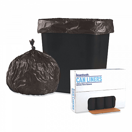 Low-Density Waste Can Liners, 16 gal, 0.35 mil, 24