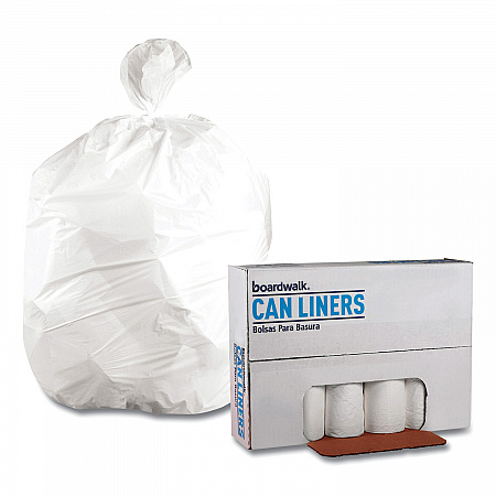 Low-Density Waste Can Liners, 45 gal, 0.6 mil, 40