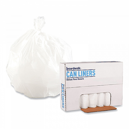 Low-Density Waste Can Liners, 16 gal, 0.4 mil, 24