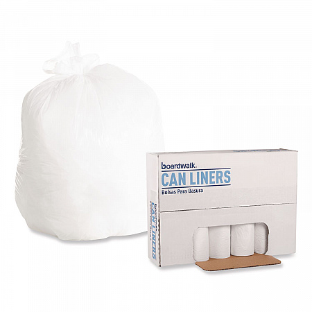 Low-Density Waste Can Liners, 30 gal, 0.6 mil, 30
