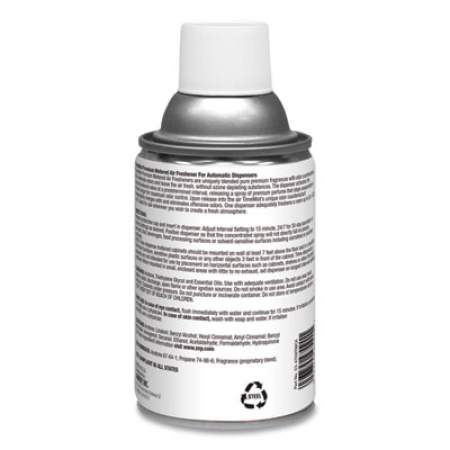 TimeMist Premium Metered Air Freshener Refill, French Kiss, 6.6 oz Aerosol Spray, 12/Carton (1042824)