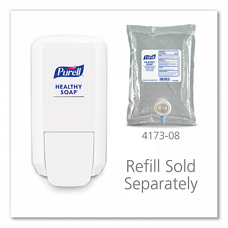 CS2 Hand Sanitizer Dispenser, 1,000 mL, 5.14 x 3.83 x 10, White, 6/Carton (412106CT)