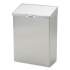 HOSPECO Wall Mount Sanitary Napkin Receptacle, Stainless Steel (ND1E)
