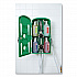 Flow Control System Chemical Dispenser, Air Gap, (4) 0.5 gal, 12.25 x 6.3 x 22.5, Green (85852)