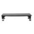 3M Monitor Stand MS100B, 21.6 x 9.4 x 2.7 to 3.9, Black/Clear, Supports 33 lb