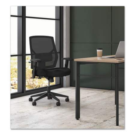 HON VL581 High-Back Task Chair, Supports Up to 250 lb, 18" to 22" Seat Height, Black (VL581ES10T)