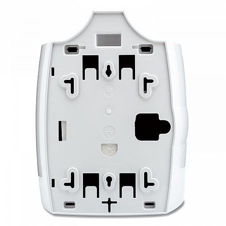 Contemporary Wall Mount Wipe Dispenser, 11 x 11 x 13, White (L82)