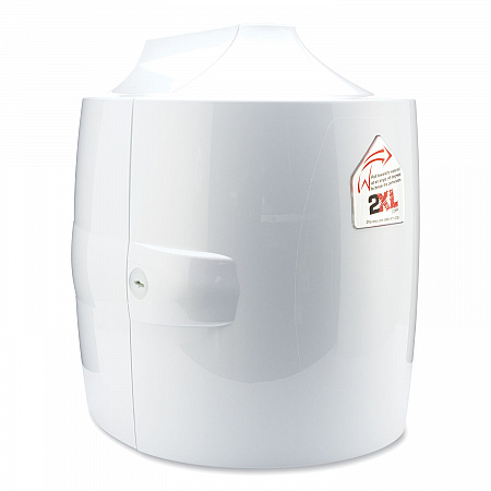 Contemporary Wall Mount Wipe Dispenser, 11 x 11 x 13, White (L82)