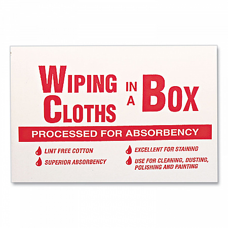 Multipurpose Reusable Wiping Cloths, Cotton, 5 lb Box, Assorted Sizes and Colors (N205CW05)